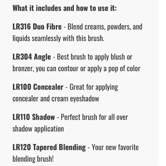 LaRuce Beauty Brush Set & Brush Storage - Picture 11 of 11